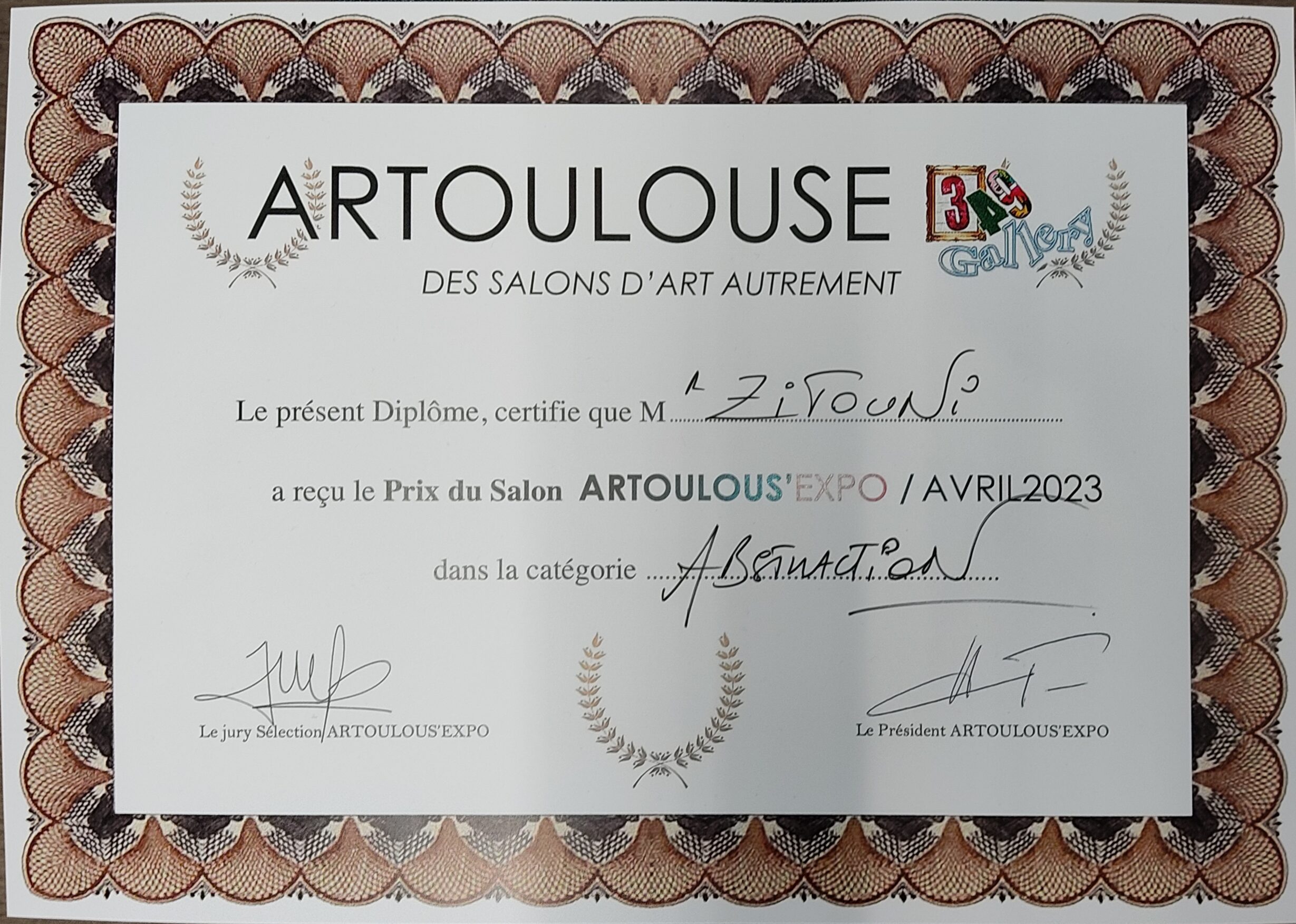 prix du jury art'oulouse expo 2023 prix du jury art'oulouse expo 2023