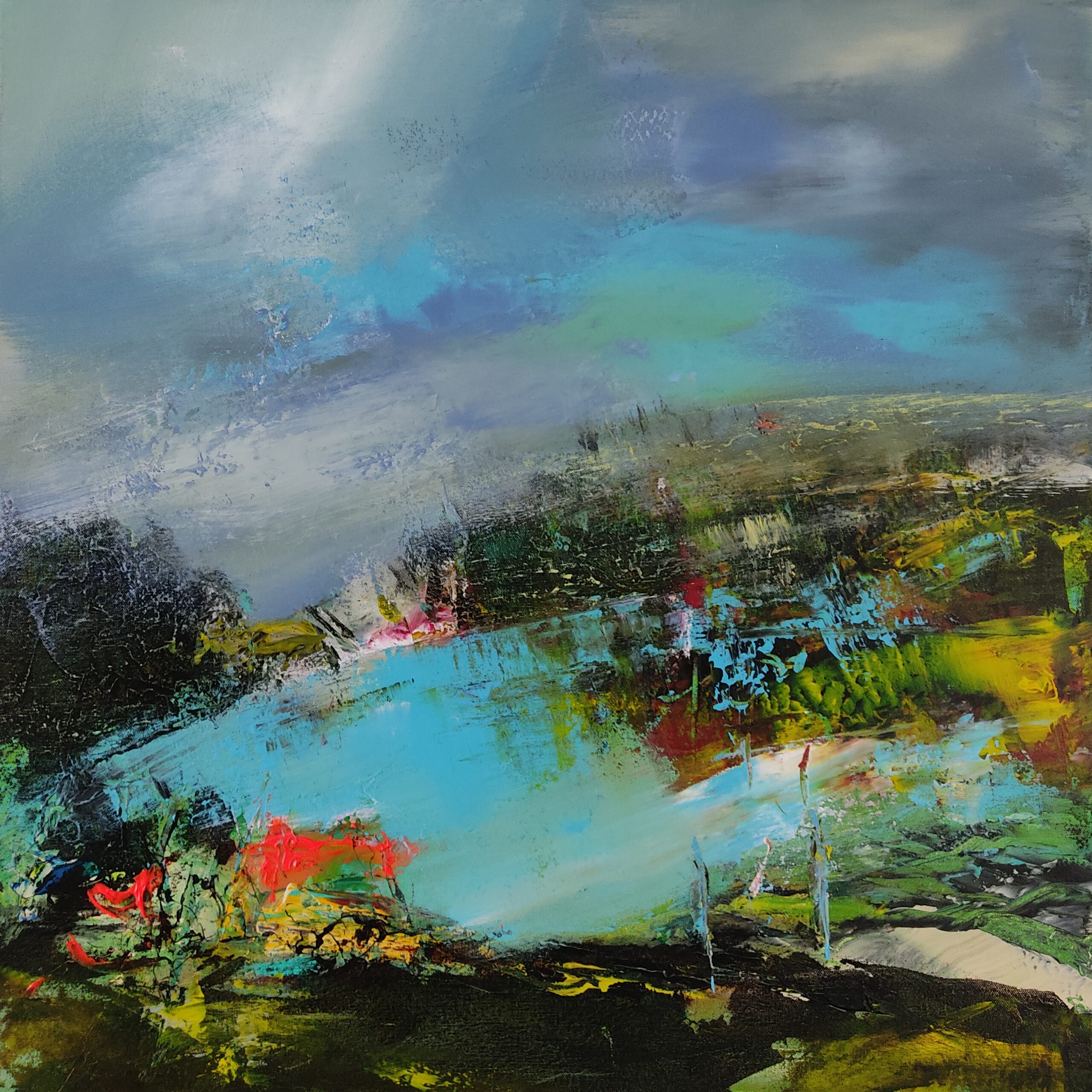 Vertige #1 Acrylique sur toile 70 x70 cm Vertige #1 Acrylique sur toile 70 x70 cm