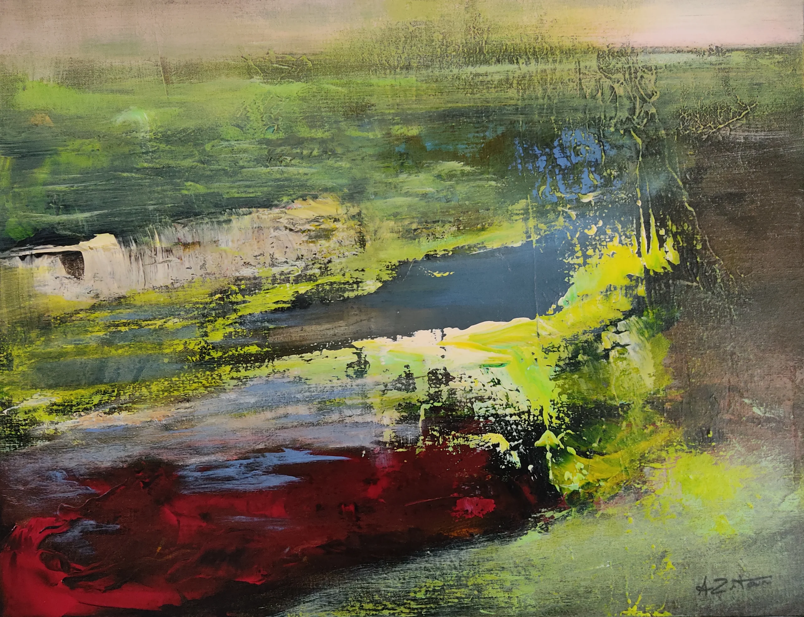 A011122Z Acrylique sur toile 50 x 65 cm A011122Z Acrylique sur toile 50 x 65 cm