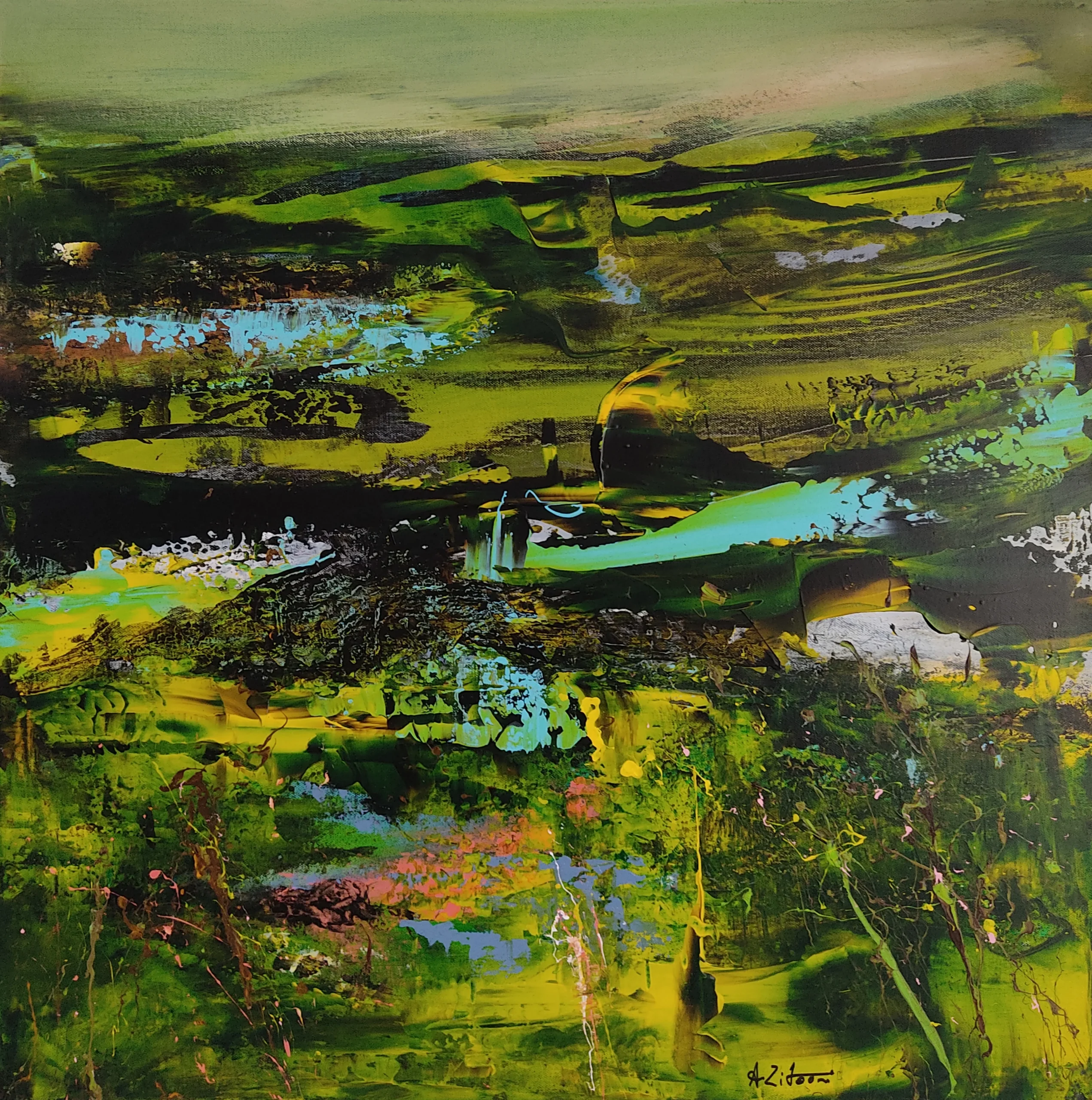 A280822Z Acrylique sur toile 70 x 70cm A280822Z<br />
Acrylique sur toile<br />
70 x 70cm