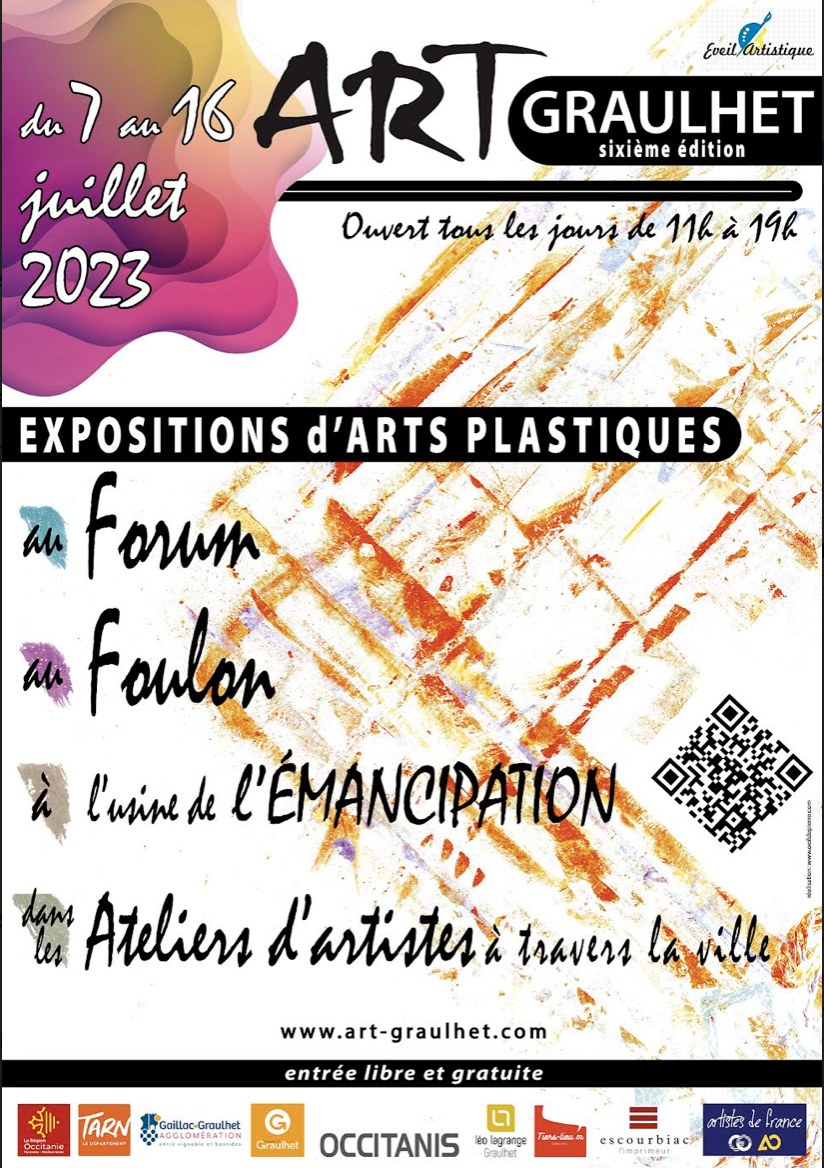 art graulhet 2023 Salle d'exposition "La cerise sur le tableau"