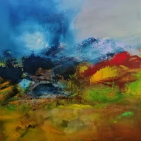 A210822Z Acrylique sur toile 80 x 80 cm