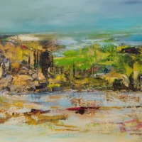 No Name #2 Acrylique sur toile 80x100cm